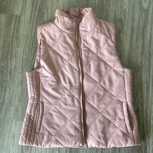 “pink vest for women" pastel color, size large